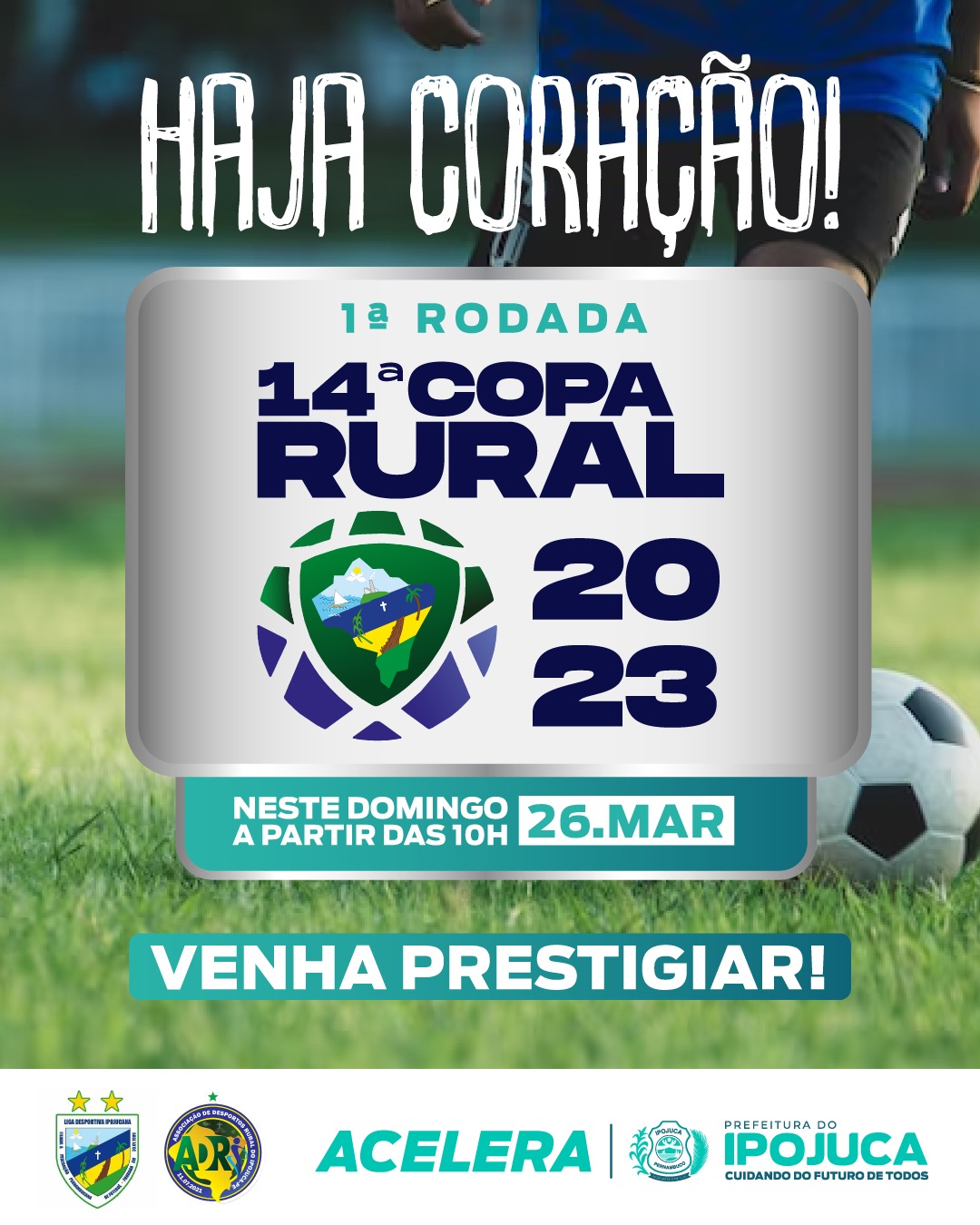 Confira os jogos da rodada deste domingo do Campeonato Rural de